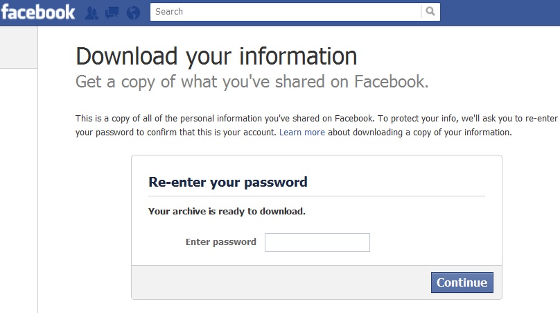 How To Download Your Facebook Data | Download Your Complete Facebook Content/Account-techinfoBiT