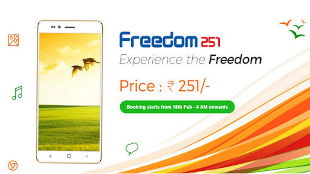 Freedom 251 - World's Cheapest SmartPhone | Freedom 251 Release Date - techinfoBiT