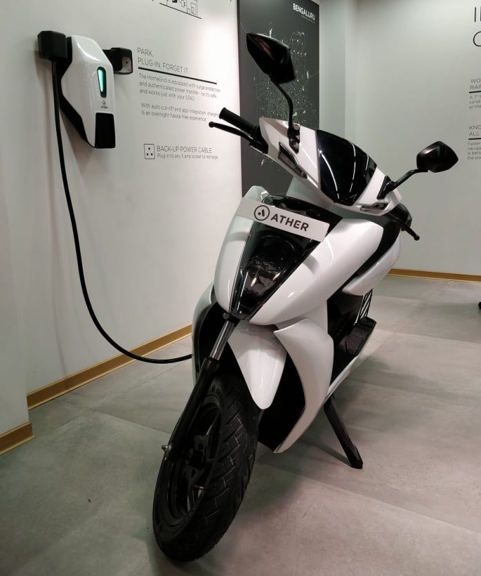 Ather Grid - A Citywide Electric Vehicle Charging Point By Ather Energy