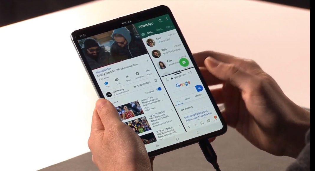 samsung folding phone release date