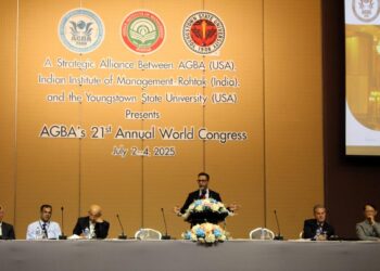 Prof. Dheeraj Sharma of IIM Rohtak Honored as Global Thought Leader at Prestigious International Summit-techinfoBiT